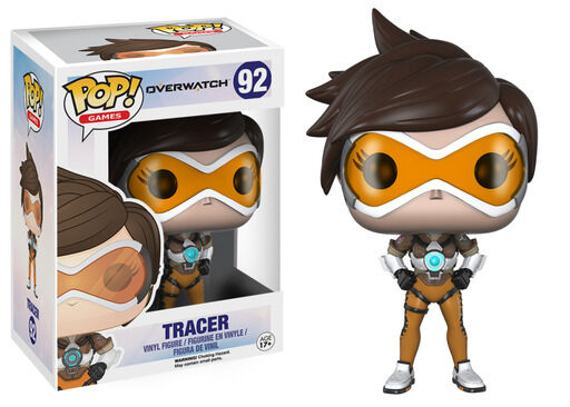 Overwatch Tracer VAULTED #92 Funko Pop Vinyl Figure