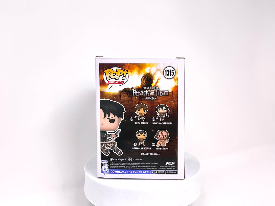 AoT Captain Levi Ackerman Pop! Vinyl Figure  #1315 AAA Anime Exclusive