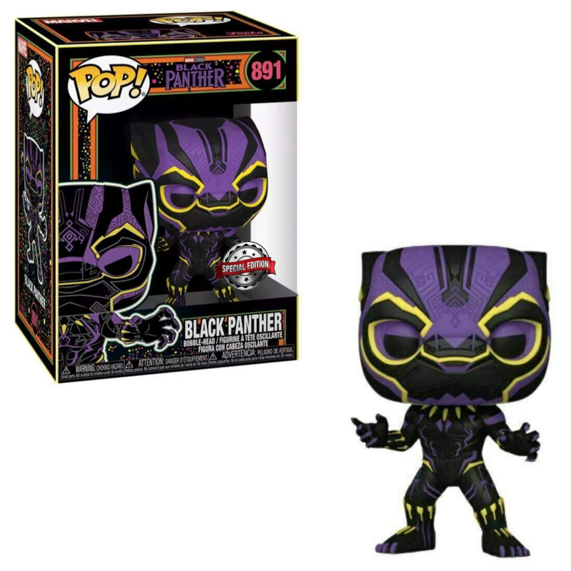 Black Panther #891 Special Edition Funko Pop! Black Light