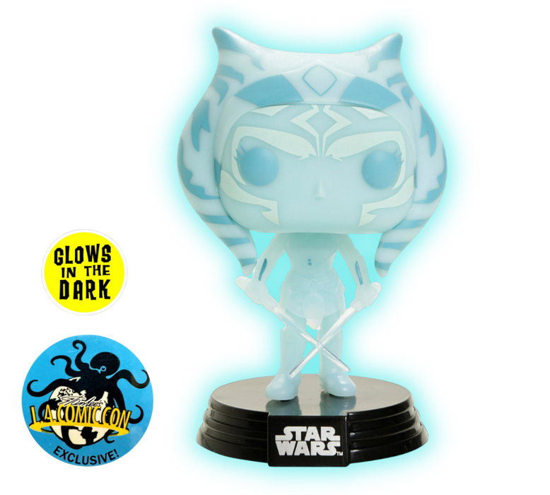 Ahsoka #130 Holographic Glow In The Dark 2017 LA Comic Con Exclusive Special Edition Funko Pop! Star Wars Rebels