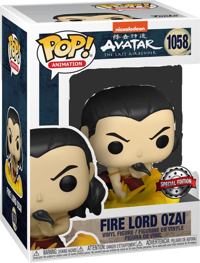 Fire Lord Ozai #1058 Special Edition Sticker Funko Pop! Animation Avatar The Last Airbender