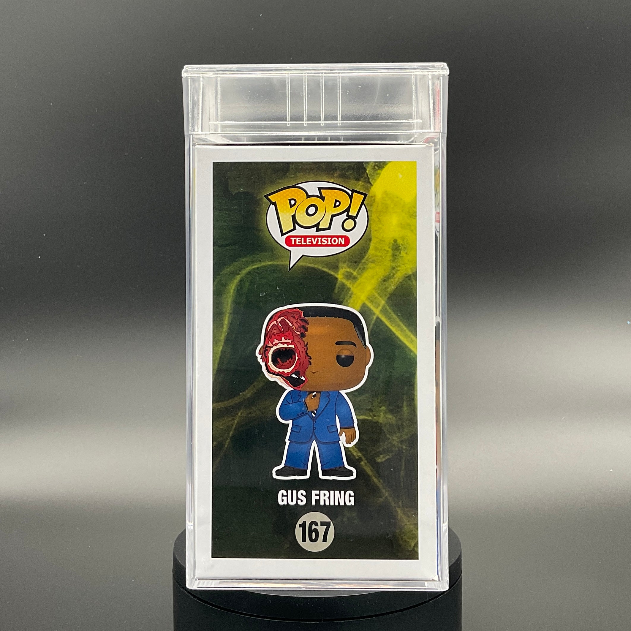 PSA Certified*** Gus Fring #167 Hot Topic Pre-Release Funko Pop