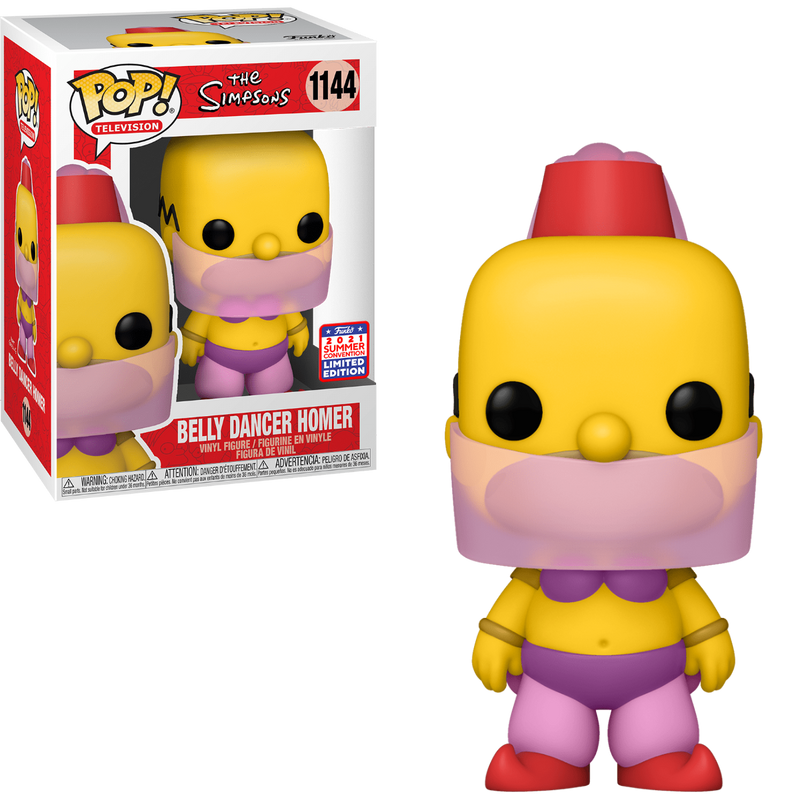 Belly Dancer Homer #1144 2021 Summer Convention Limited Edition Funko Pop! Television The Simpsons