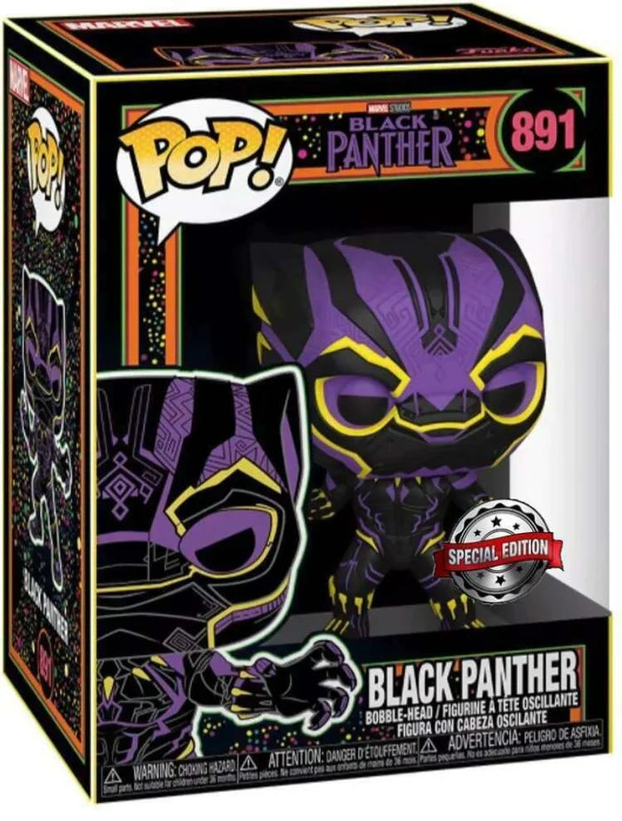 Black Panther #891 Special Edition Funko Pop! Black Light