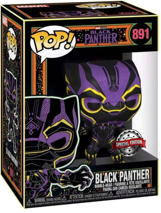 Black Panther #891 Special Edition Funko Pop! Black Light