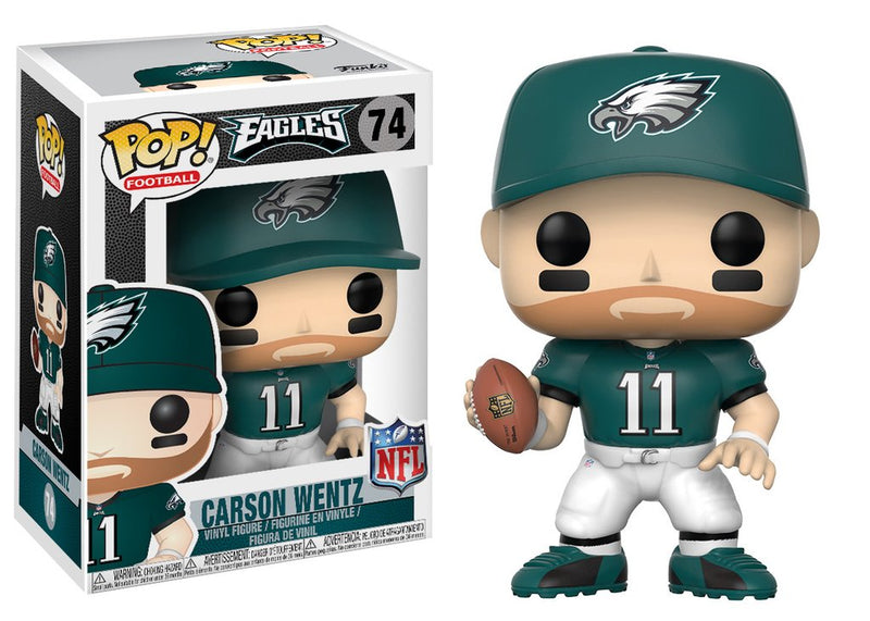 ***Signed*** Carson Wentz #74 Funko Pop! NFL Football Eagles