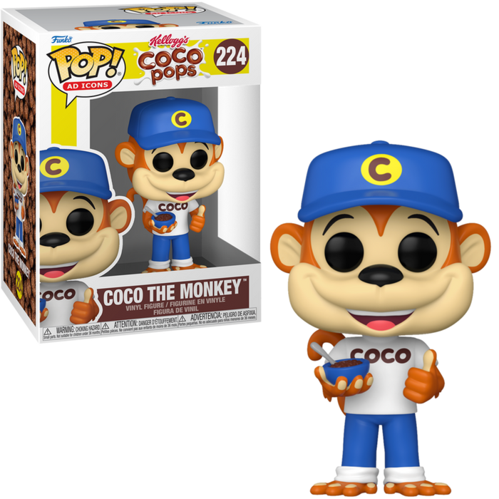 Coco The Monkey #224 Funko Pop! Ad Icons Kelloggs Coco The Monkey