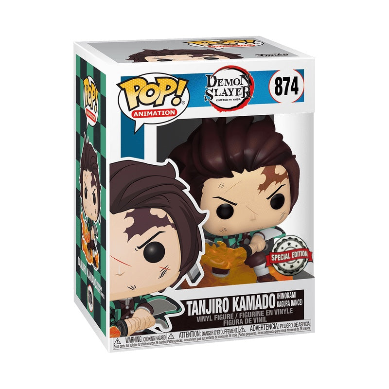 Demon Slayer Tanjiro Kamado (Hinokami Kagura Dance) #874 Special Edition Funko Pop!