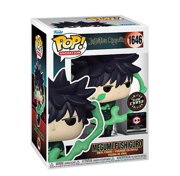 Jujutsu Kaisen Megumi Fushiguro Limited Glow CHASE Pop! Vinyl Figure Chalice Collectibles Exclusive #1646