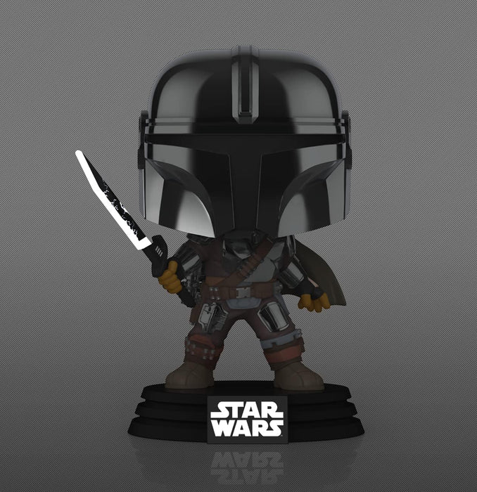 The Mandalorian With Darksaber #491 Special Edition Glow In The Dark Funko Pop! Star Wars The Mandalorian