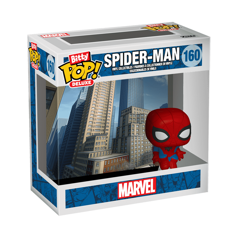 Deluxe Spider-Man (Cityscape) #160 Funko Bitty Pop Marvel Figurine