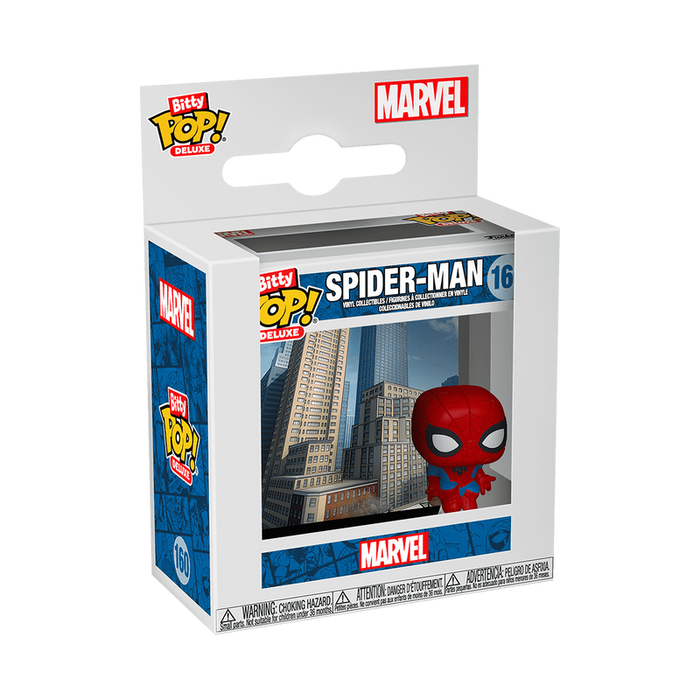 Deluxe Spider-Man (Cityscape) #160 Funko Bitty Pop Marvel Figurine