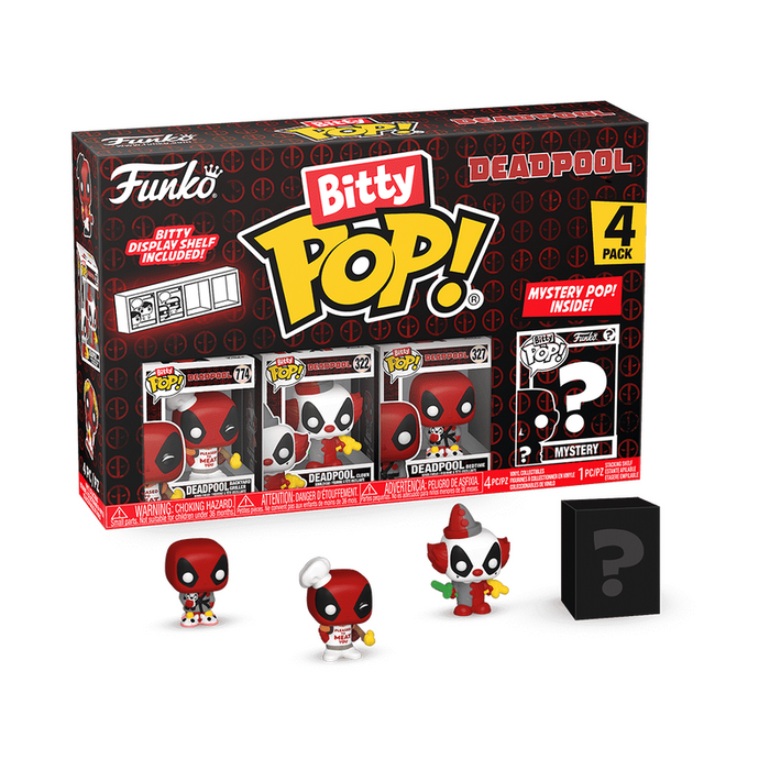 Deadpool 4-Pack Series 1 Bitty Pop!