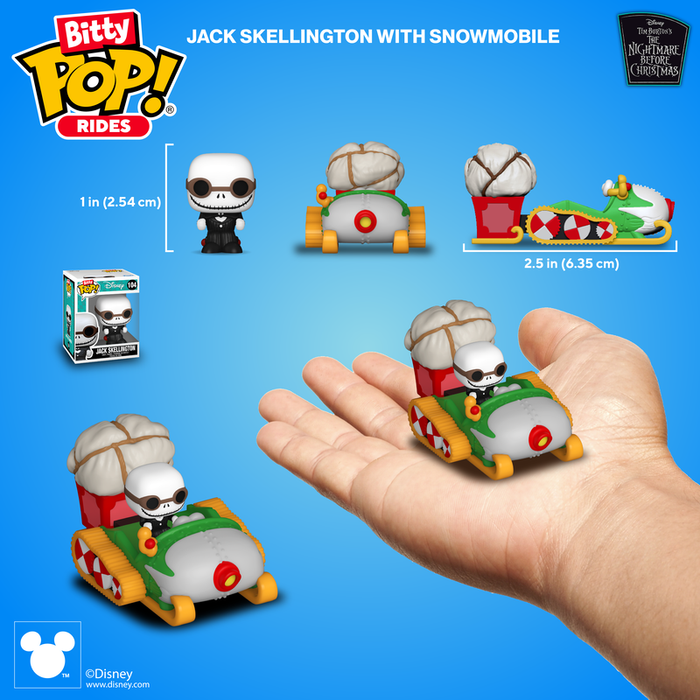 Jack Skellington with Snowmobile Bitty Pop! Rides