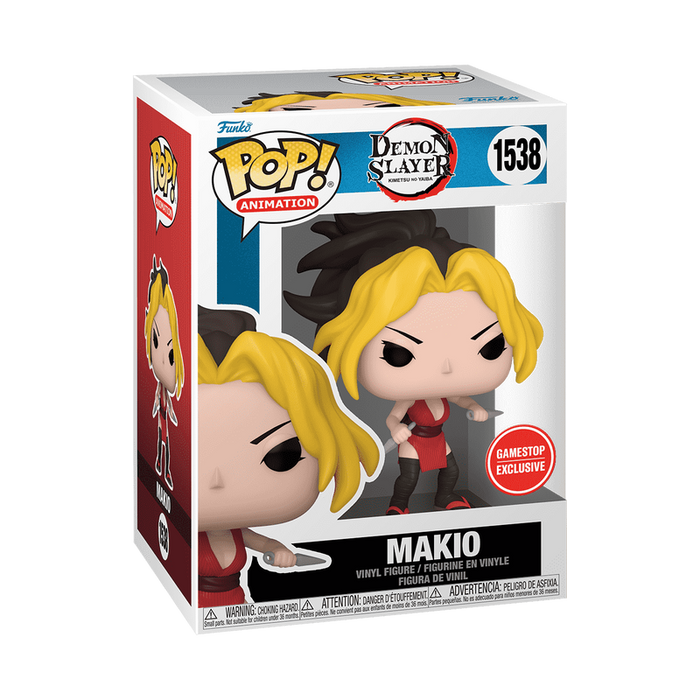 Demon Slayer Makio with Kunai #1538 GameStop Exclusive Funko Pop! Vinyl Figure
