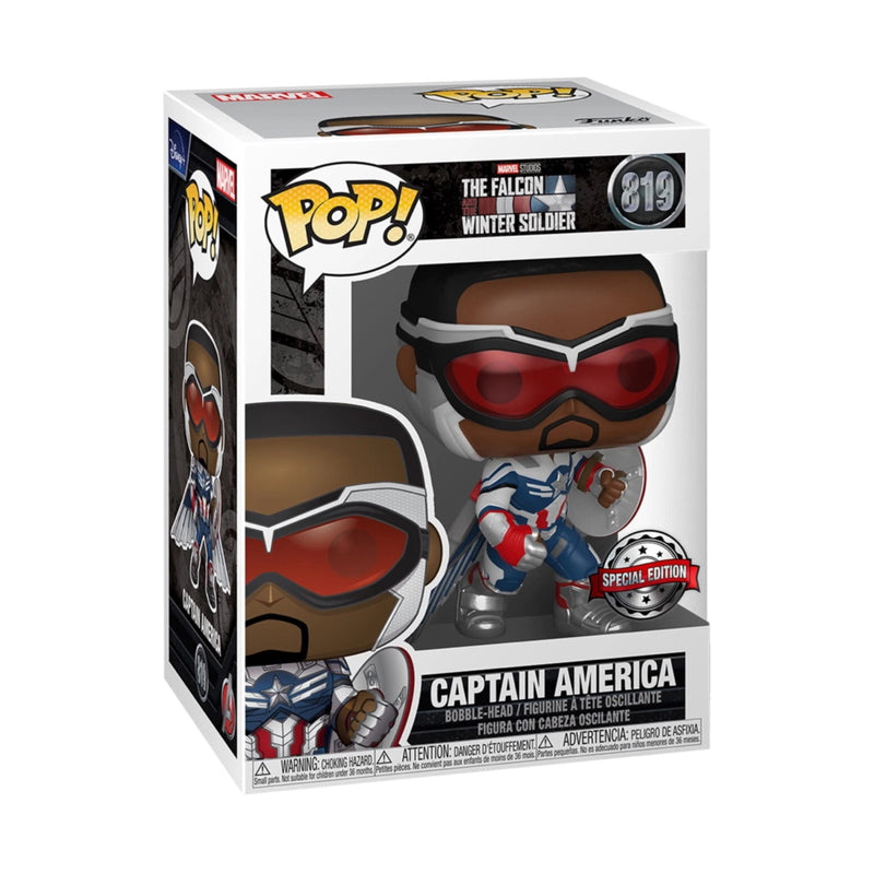 Captain America #819 Special Edition Sticker Funko Pop! Marvel Studios The Falcon And The Winter Soldier