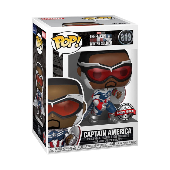 Captain America #819 Special Edition Sticker Funko Pop! Marvel Studios The Falcon And The Winter Soldier