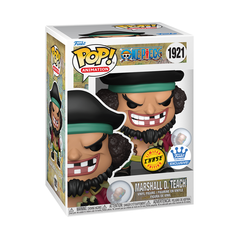 Funko One Piece Marshall D. Teach CHASE Pop! Vinyl Figure Funko Exclusive #1921 W/ Pop Protector