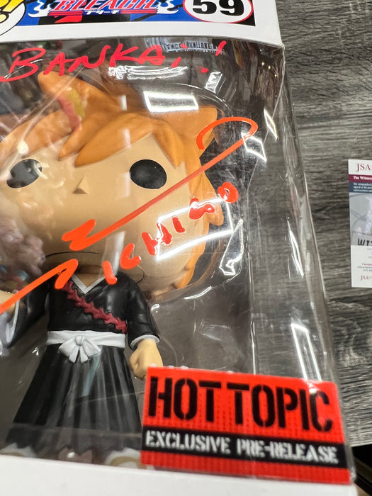 ***Signed*** Ichigo #59 Hot Topic Pre-Release Exclusive Funko Pop! Animation Bleach
