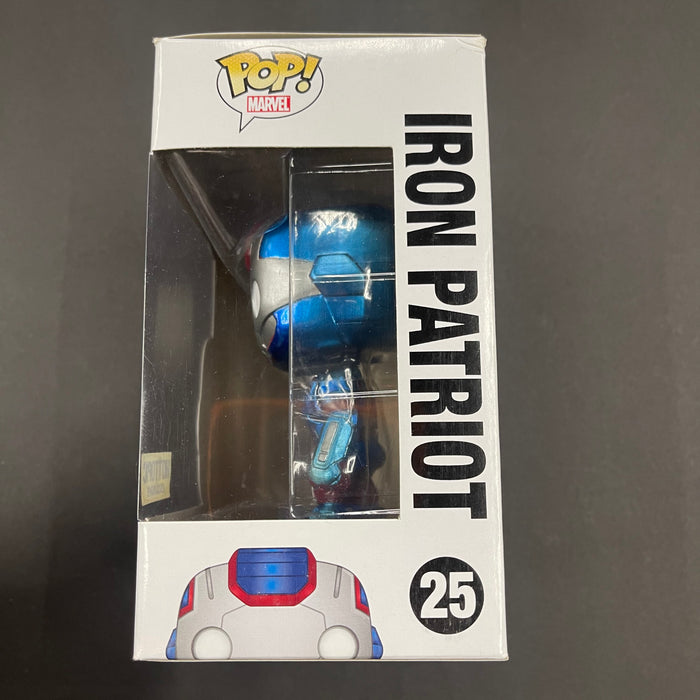 Iron Patriot (Metallic) #25 Hot Topic Exclusive Funko Pop! Marvel Iron Man 3