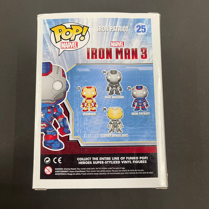 Iron Patriot (Metallic) #25 Hot Topic Exclusive Funko Pop! Marvel Iron Man 3