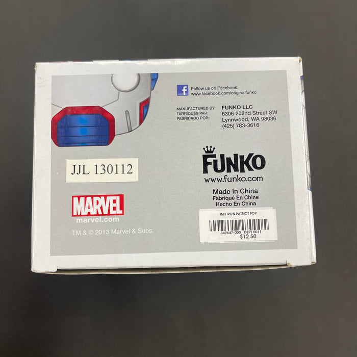 Iron Patriot (Metallic) #25 Hot Topic Exclusive Funko Pop! Marvel Iron Man 3