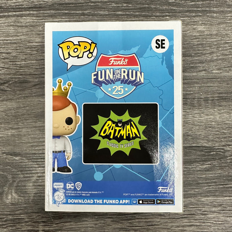 Freddy Funko as The Dynamic Duo #SE Chase Limited Edition 2023 Fun On The Run Travel Edition Funko Pop!