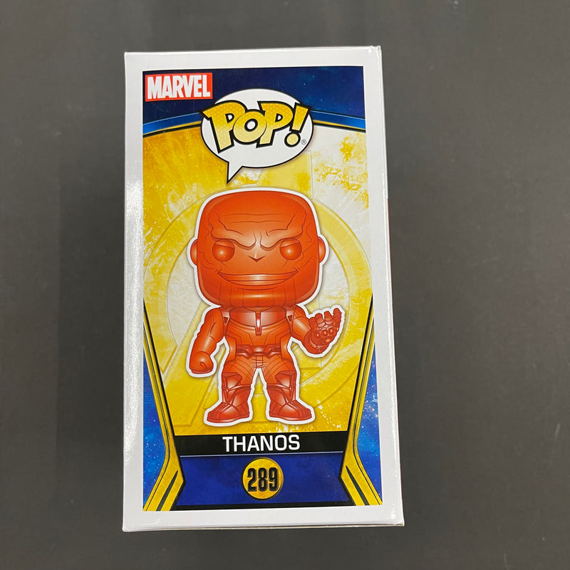 Thanos #289 Red Chrome Dual Signed by Josh Brolin & Lexi Rabe Funko Pop! Marvel Avengers Infinity War