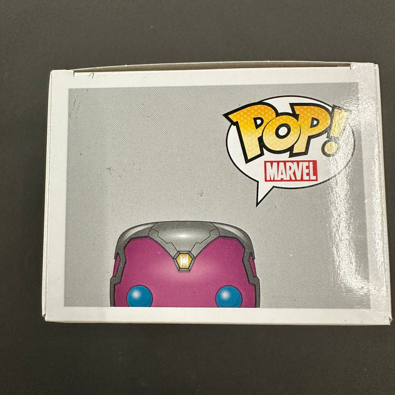 ****Signed**** by PAUL BETTANY Vision (Metallic) #71 FYE Exclusive Funko Pop! Marvel Studios Avengers Age of Ultron