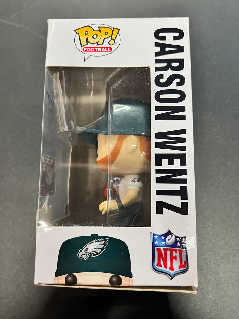***Signed*** Carson Wentz #74 Funko Pop! NFL Football Eagles