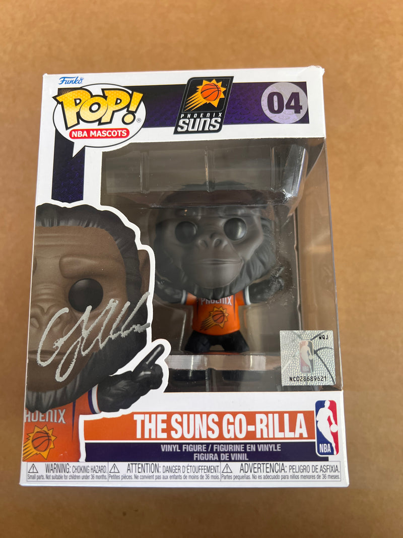 ***Signed*** Unknown Signer The Suns Go-Rilla #04 Funko Pop! NBA Mascots Phoenix Suns