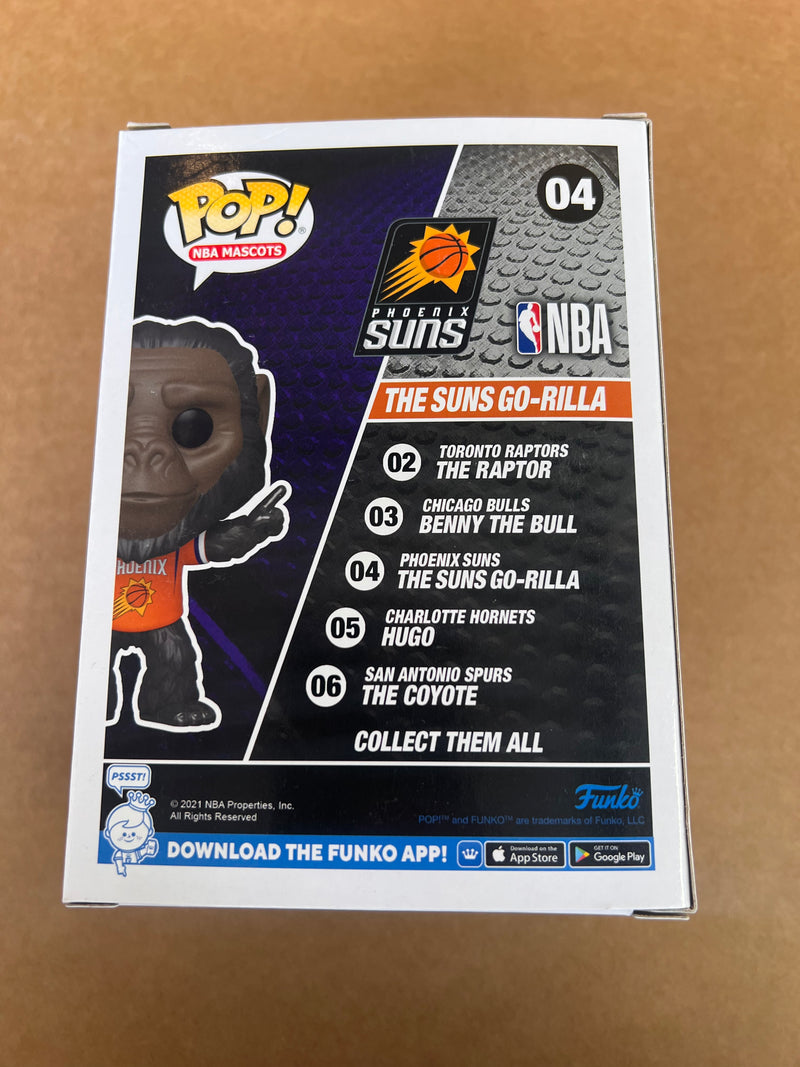 ***Signed*** Unknown Signer The Suns Go-Rilla #04 Funko Pop! NBA Mascots Phoenix Suns
