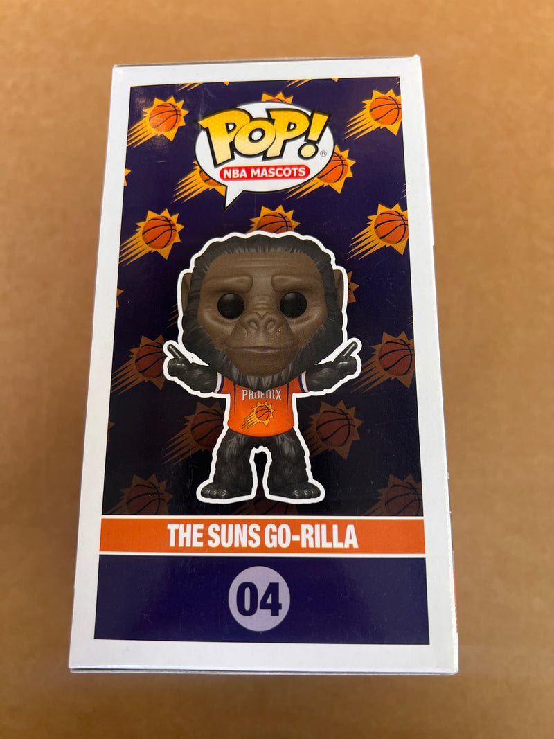 ***Signed*** Unknown Signer The Suns Go-Rilla #04 Funko Pop! NBA Mascots Phoenix Suns