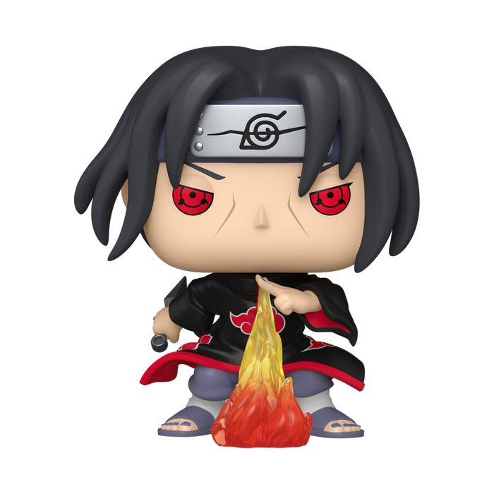 Naruto Itachi Uchiha (Fireball Jutsu) #1842 Limited Edition Ultra Funko Pop 5000 PCS with Pop! Protector