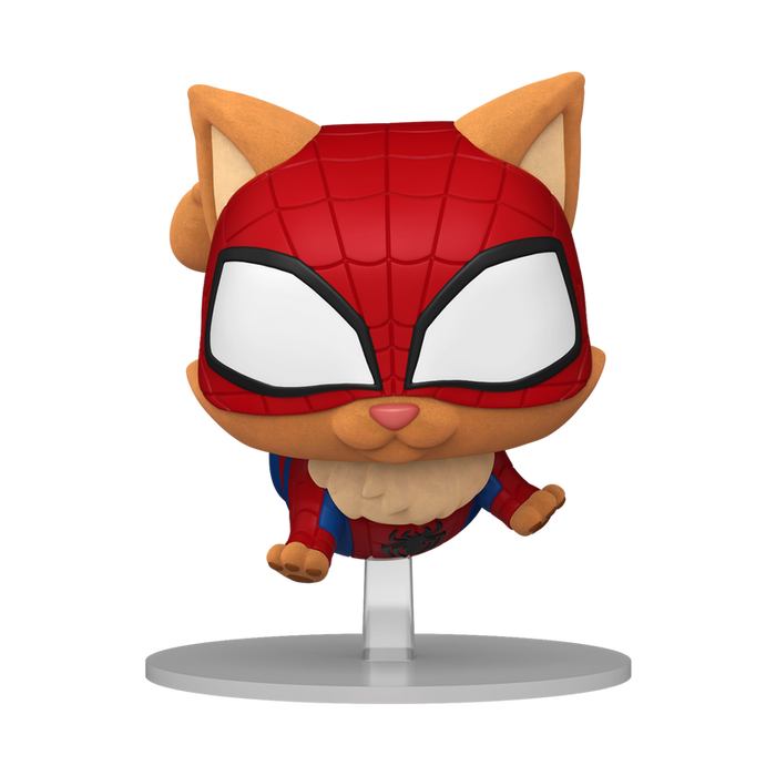 Spider-Cat (Flocked) #1509 Limited Edition Ultra 5000 PCS Funko with Pop! Protector