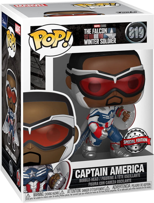 Captain America #819 Special Edition Sticker Funko Pop! Marvel Studios The Falcon And The Winter Soldier