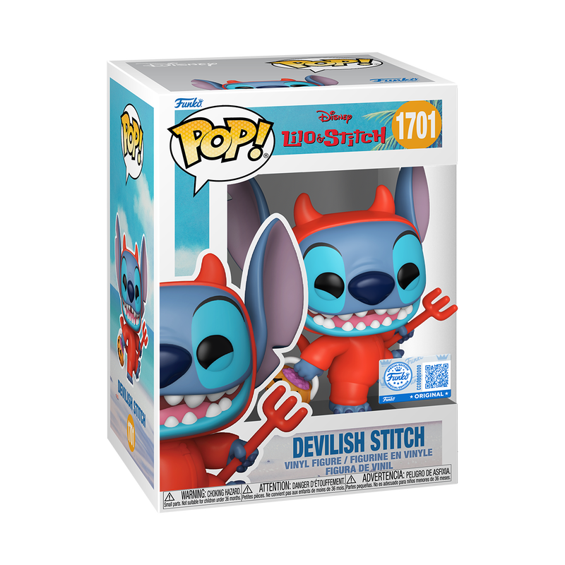 Devilish Stitch Funko Pop! Vinyl Figure Disney #1701