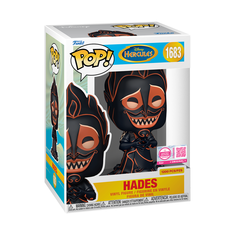Hercules Hades Funko Pop! with Protector #1683 Limited Edition 1200 Pcs