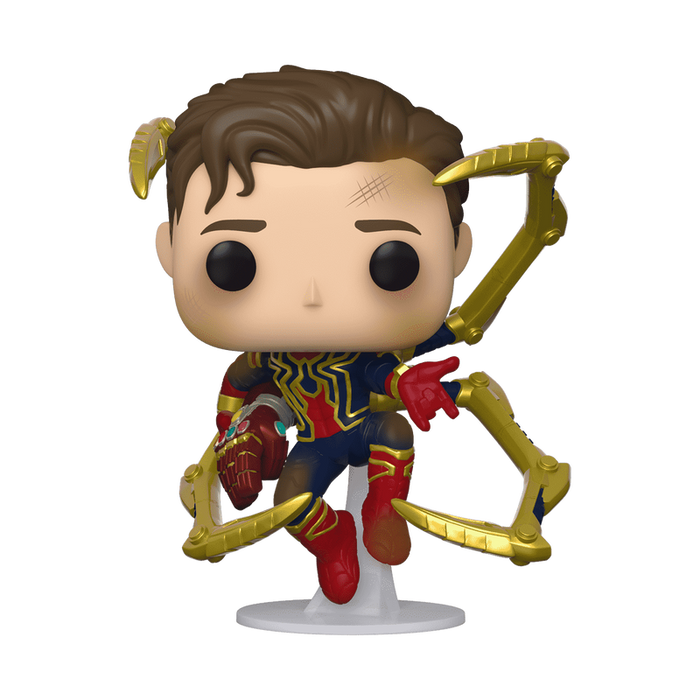 Iron Spider Unmasked with Gauntlet #1142 Funko Pop! Marvel Avengers Endgame