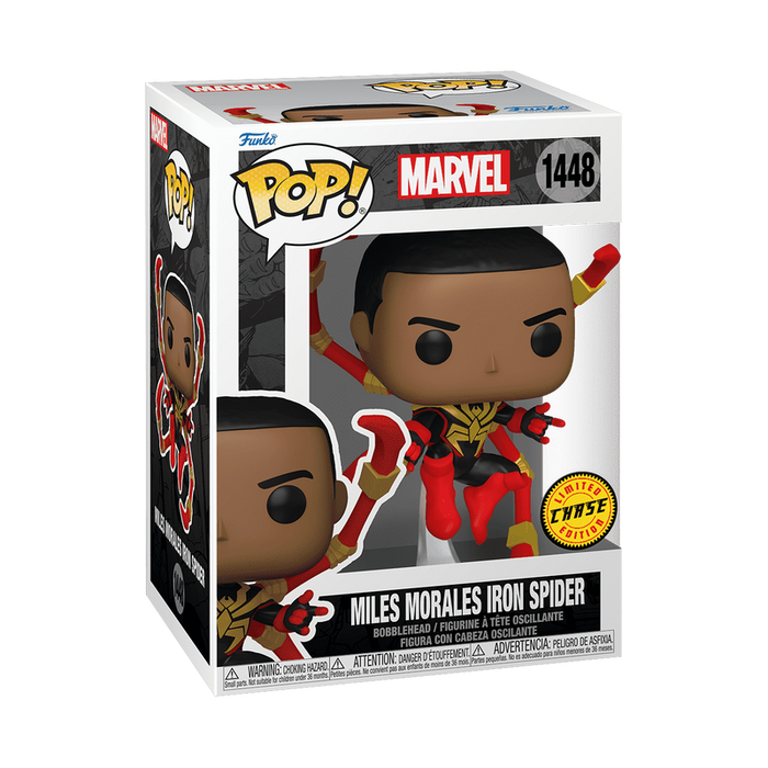 Marvel Spiderman Miles Morales Iron Spider Limited CHASE Funko Pop! Vinyl Figure #1448