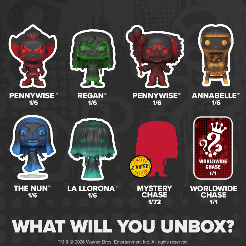 Warner Bros Horror Funko POP! Mystery (Sealed Random Item)