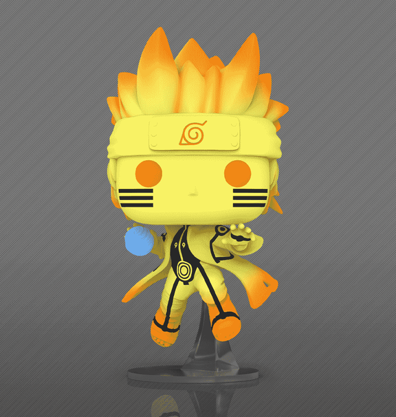 Naruto Uzumaki (Kurama Link Mode) #1465 Glow Chase Limited Edition AAA Exclusive Funko Pop! Animation Naruto Shippuden