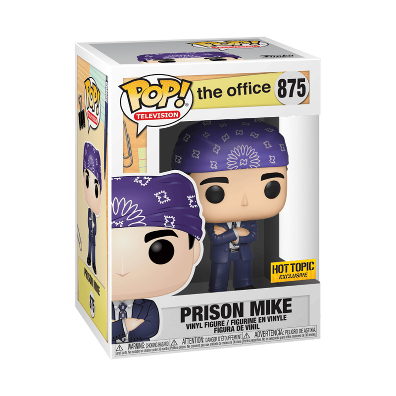 The Office Prison Mike Hot Topic Exclusive #875 Funko Pop Vinyl Figure