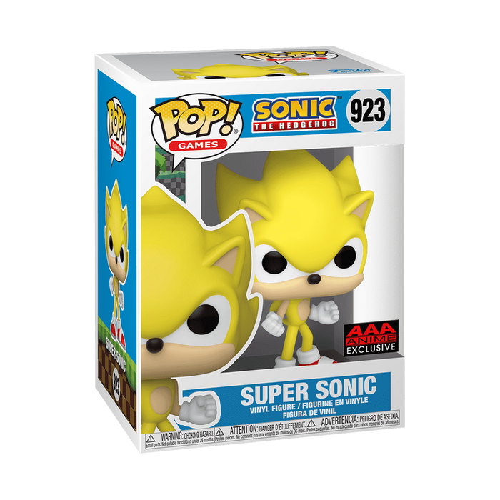 Sonic the Hedgehog Super Sonic Funko Pop! Vinyl Figure #923 - AAA Anime Exclusive