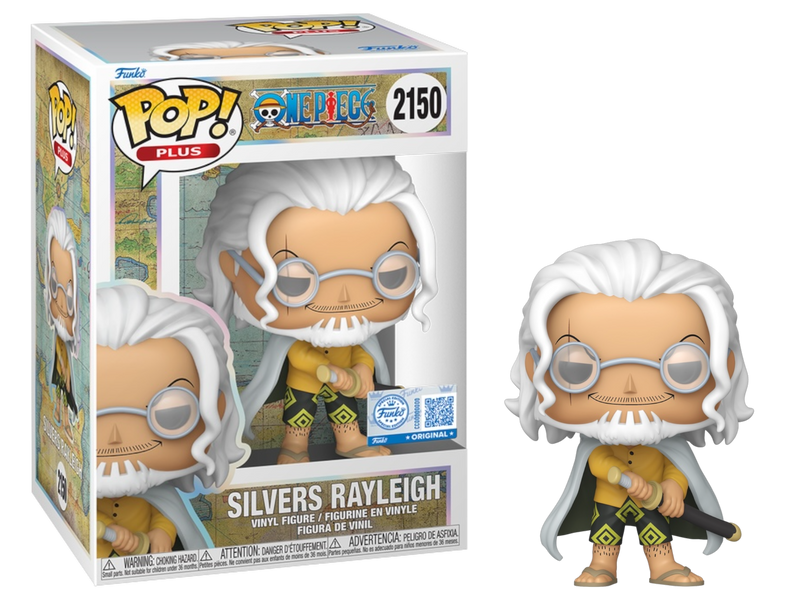 One Piece Silvers Rayleigh Pop! Plus Vinyl Figure #2150