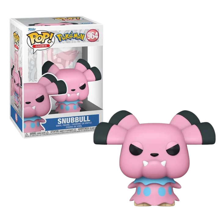 A Funko Pop! Games figure of Snubbull #964 from Pokémon.