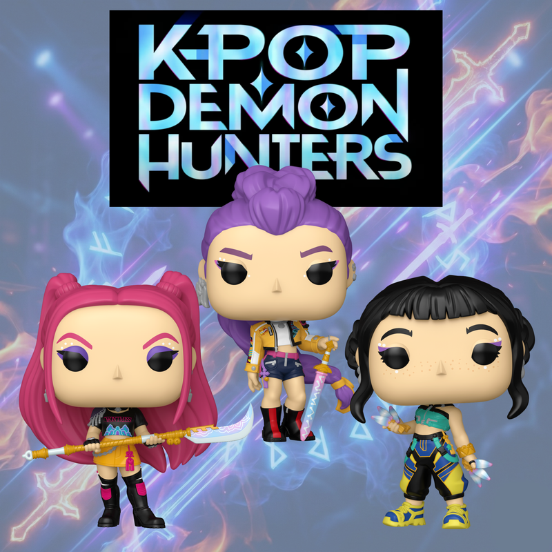 KPop Demon Hunters Bundle Rumi #2257, Mira #2258, and Zoey #2256 Funko Pop! Vinyl Figures