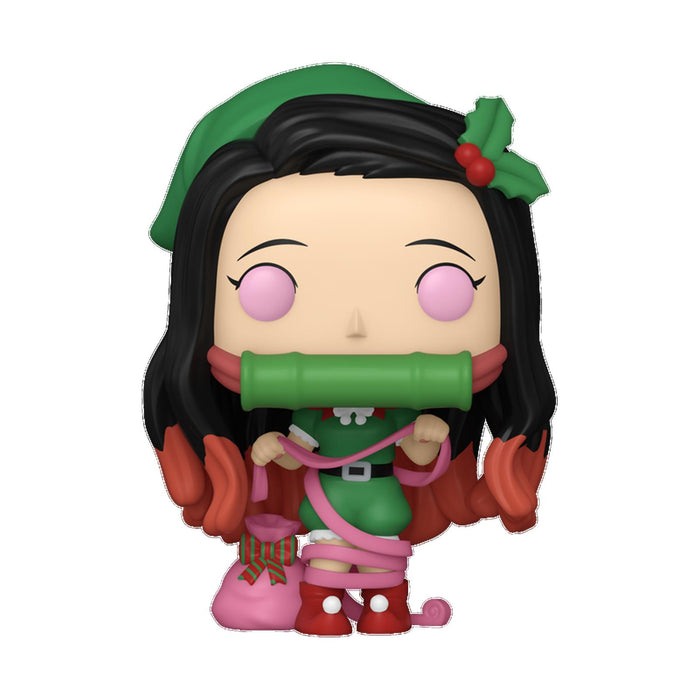 Demon Slayer Nezuko Kamado (Holiday) Funko Pop! Vinyl Figure Plus #2033