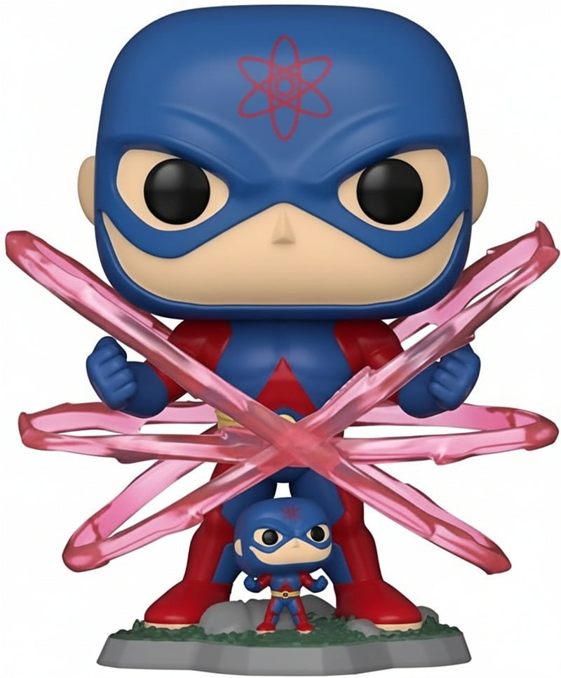 Justice League The Atom 2021 Wonderous Convention Shared Sticker Exclusive #389 Funko Pop Vinyl Figure