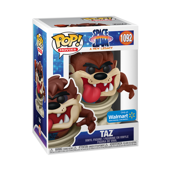Space Jam: A New Legacy Taz Flocked Exclusive #1092 Funko Pop Vinyl Figure
